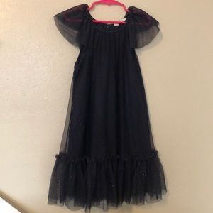 Girls Sparkly Navy Blue Dreas